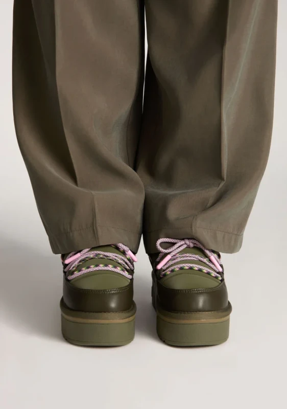 Damskie buty zimowe D.Franklin Nordic V2 Low Lace Khaki