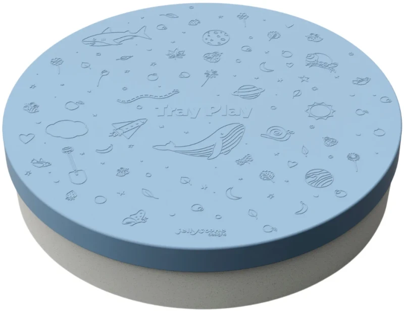 Play Tray 2w1 Soft Blue – kreatywna zabawa sensoryczna