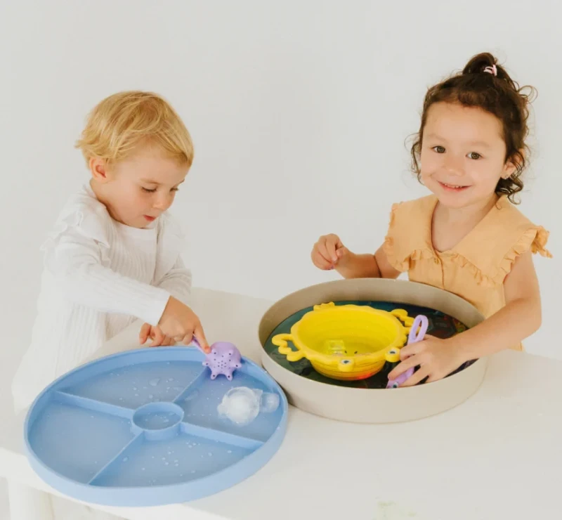 Tacka sensoryczna Play Tray 2w1 Soft Blue 3+ | Jellystone Designs