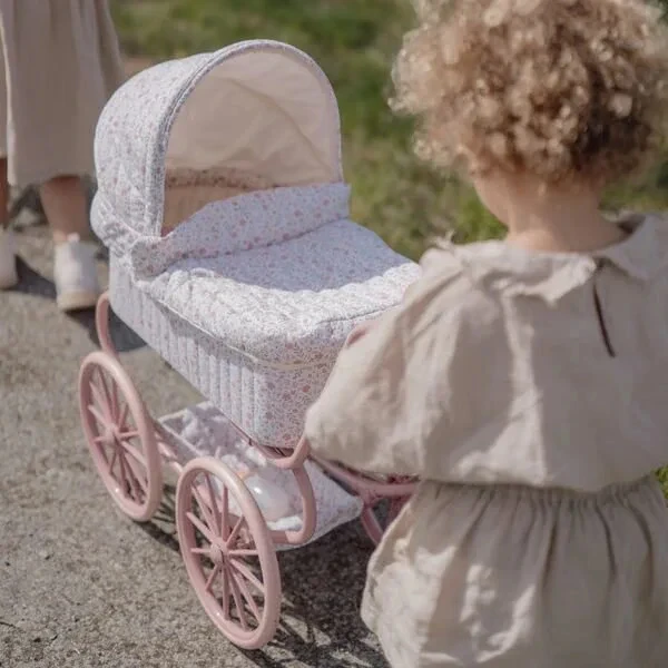 Wózek dla lalek z miękką rączką Little Dutch