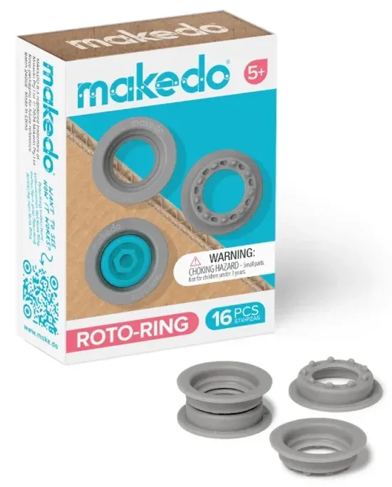 Zestaw pierścieni obrotowych Makedo Roto-Ring 16 el.