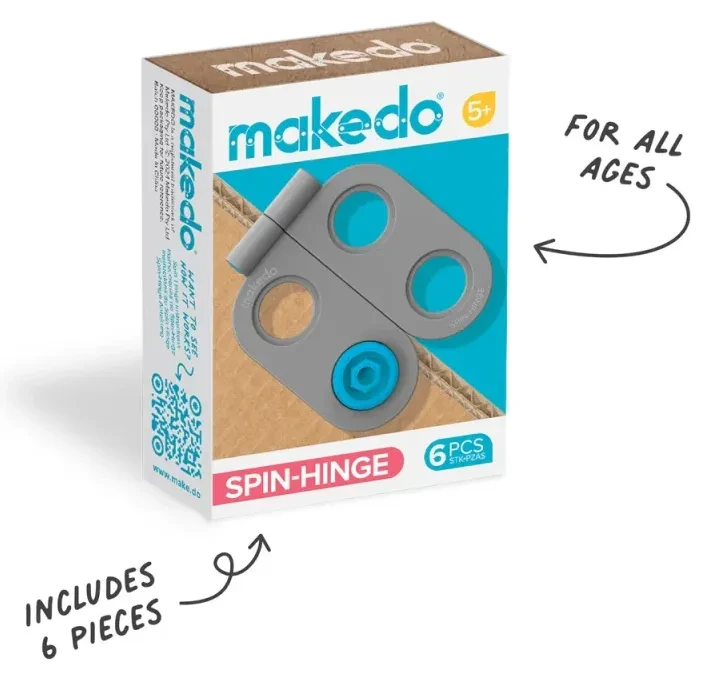 Zawiasy Spin-Hinge Makedo 5+ – 6 sztuk