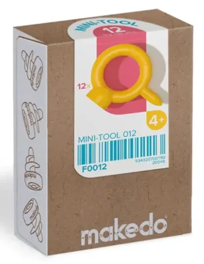 Zestaw 12 mini narzędzi Makedo 4+