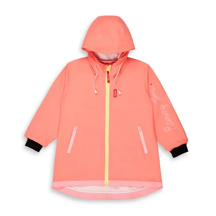 Kurtka przeciwdeszczowa dziecięca Ciré Pink Hello Hossy