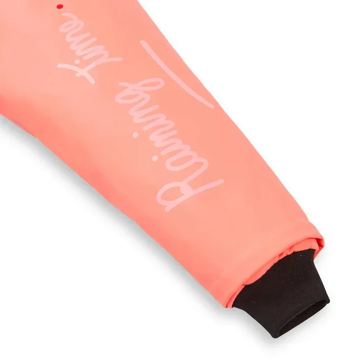 Kurtka i płaszcz przeciwdeszczowy dla dzieci Ciré Pink Hello Hossy – nieprzemakalny z kapturem