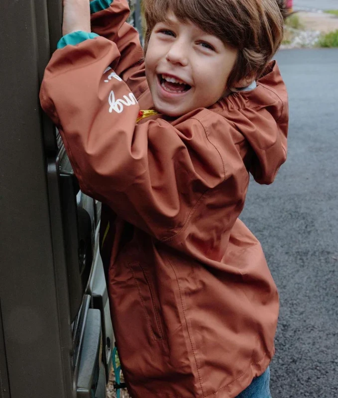 Kurtka przeciwdeszczowa i oddychająca Hello Hossy Veste Imperméable Peanut