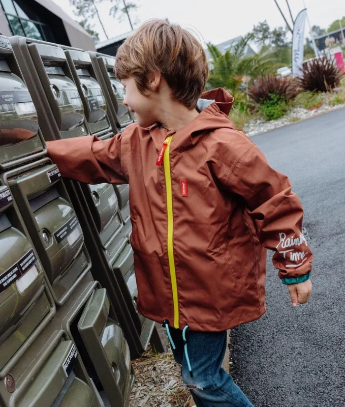 Kurtka wodoodporna i wiatroszczelna dla dzieci Veste Imperméable Peanut Hello Hossy