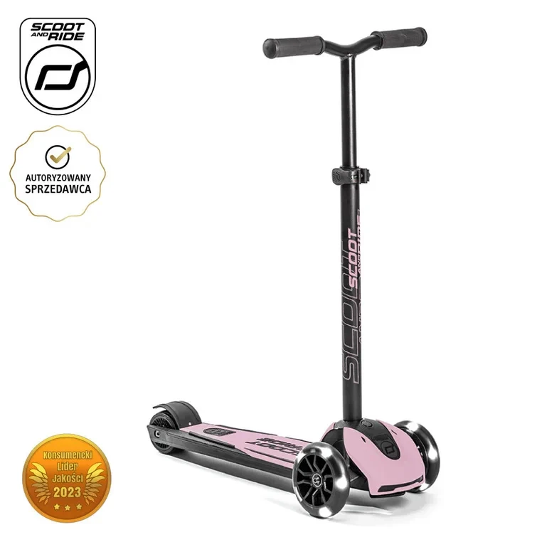 Hulajnoga Scoot & Ride Highwaykick 5 LED Rose dla dzieci