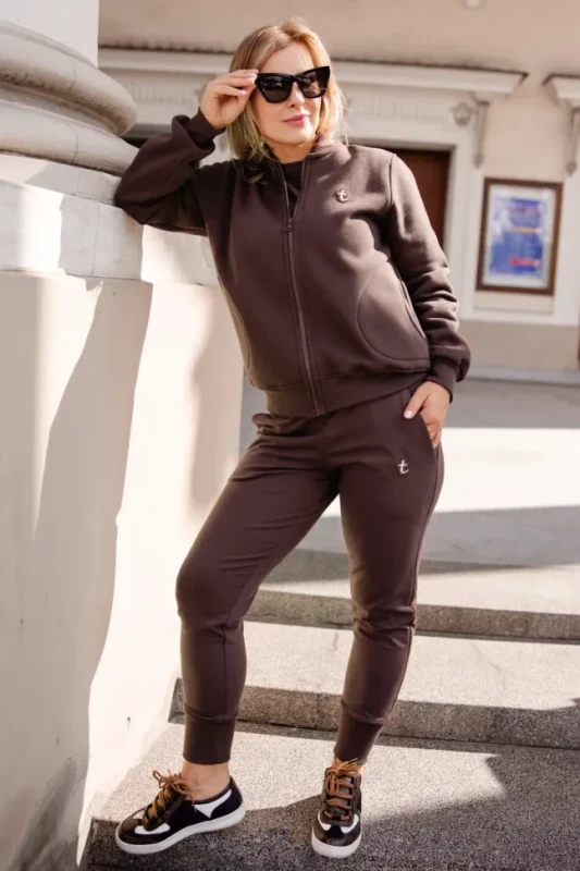 Spodnie damskie CLASSIC Choco TUSS przód