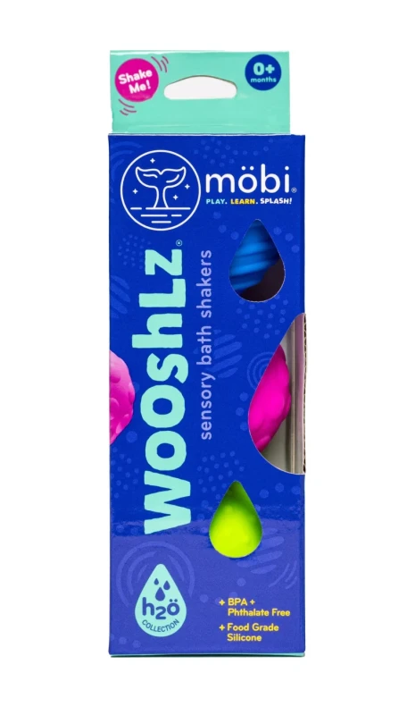 Wooshlz sensoryczne piłeczki do kąpieli dla niemowląt 0 m+
