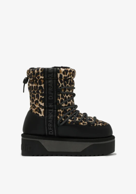 Nordic V2 Bomb Leopard Kids D.Franklin – ocieplane buty dziecięce