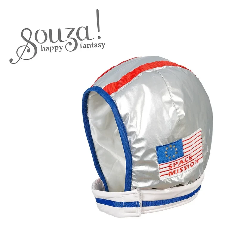 Miękki hełm astronauty dla dzieci Souza srebrny