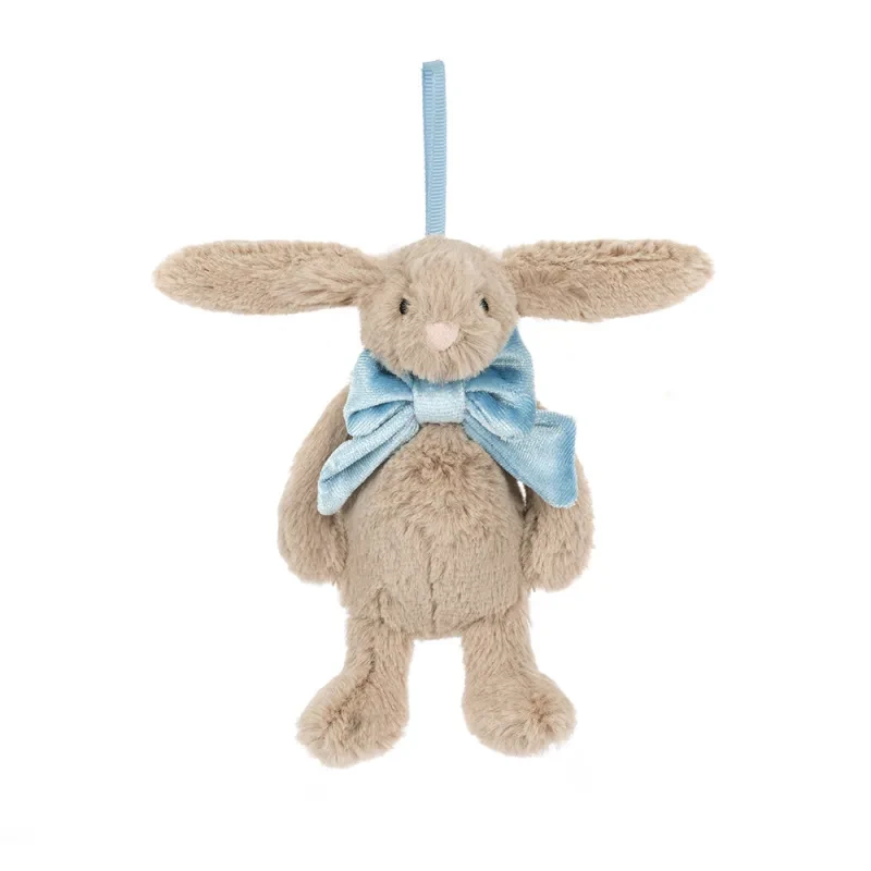 Jellycat Króliczek Bashful zimowa ozdoba