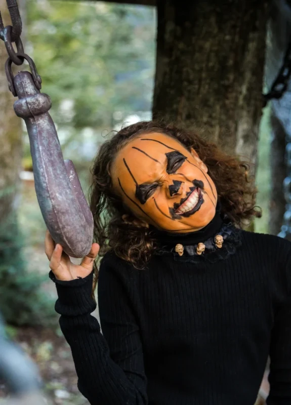 Bezpieczne farby do twarzy Namaki dla dzieci – Halloween Dynia i Szkielet