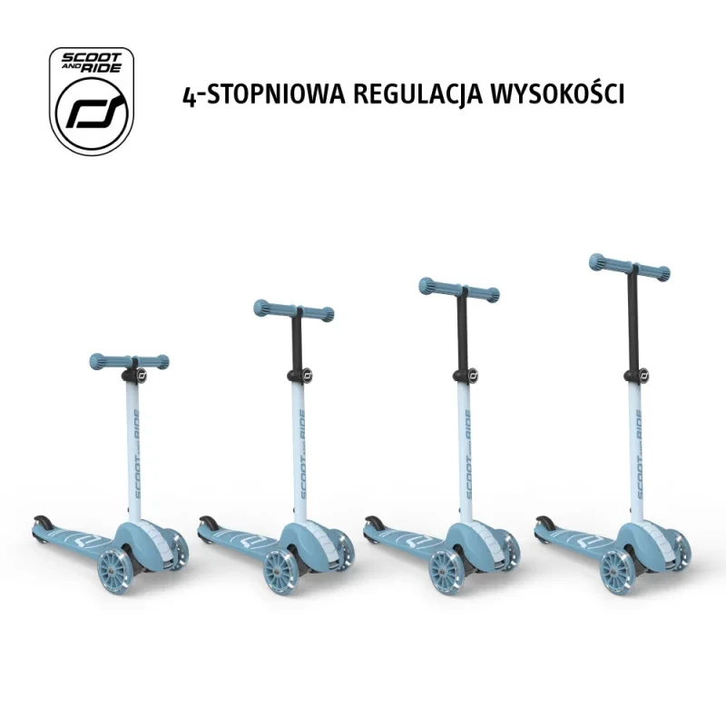 Scoot & Ride Highwaykick 3S stalowa hulajnoga LED
