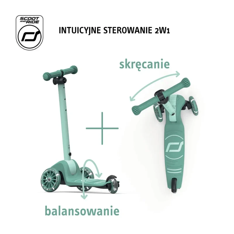 składana hulajnoga 2w1 Scoot & Ride Forest