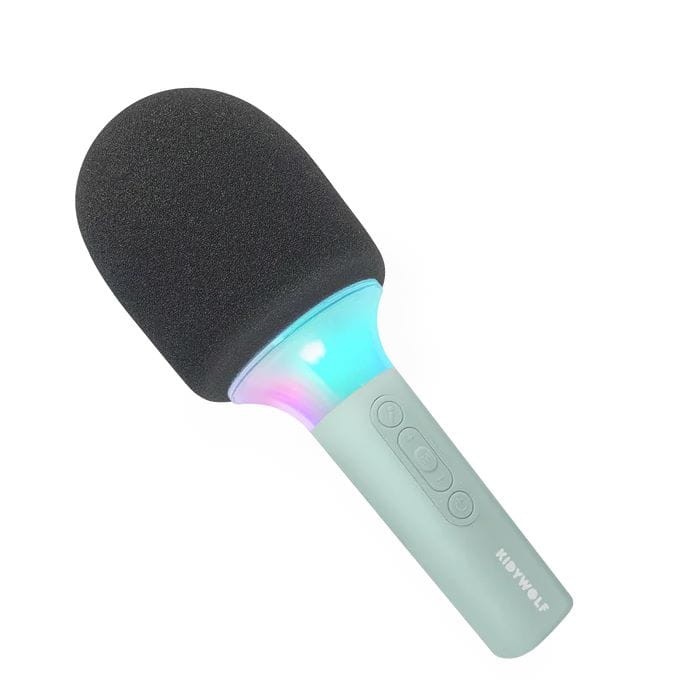 mikrofon karaoke KIDYMIC zielony LED