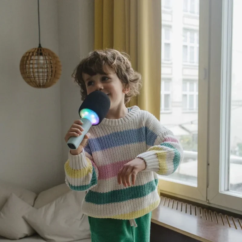 KIDYMIC mikrofon bezprzewodowy LED