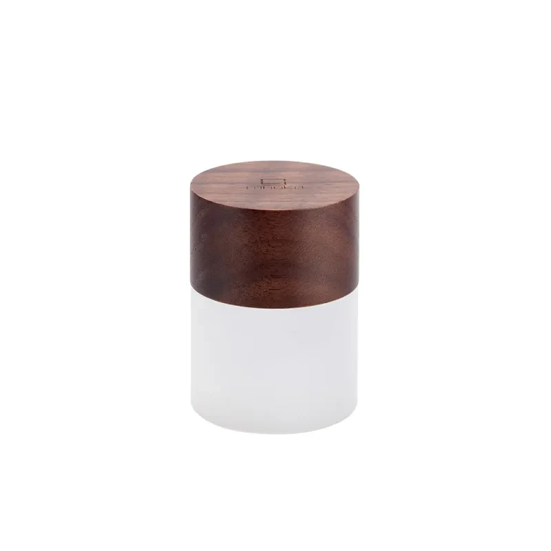 lampka Lemelia Mała Orzech Gingko Design z naturalnego drewna