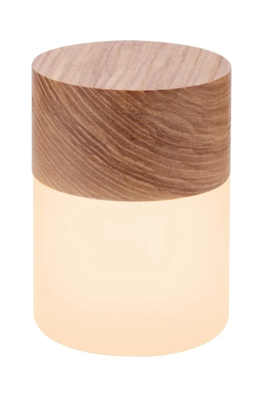 Lemelia Duża Gingko Design – lampka nastrojowa z drewna