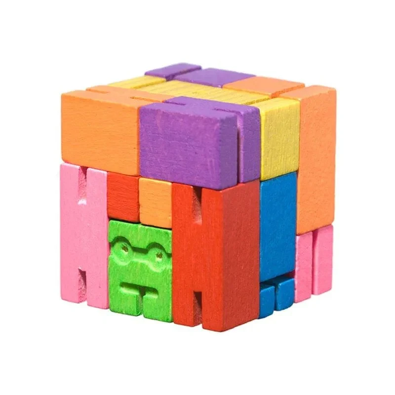 Zabawka edukacyjna Cubebot Yellow Multi dla dzieci 4+