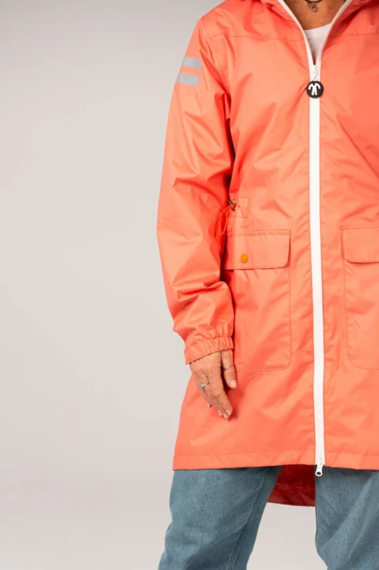 Kurtka CORAL POPPY materiał i wykończenie – 100% recyklingowany poliester, ekologiczne Bionic Finish® Eco