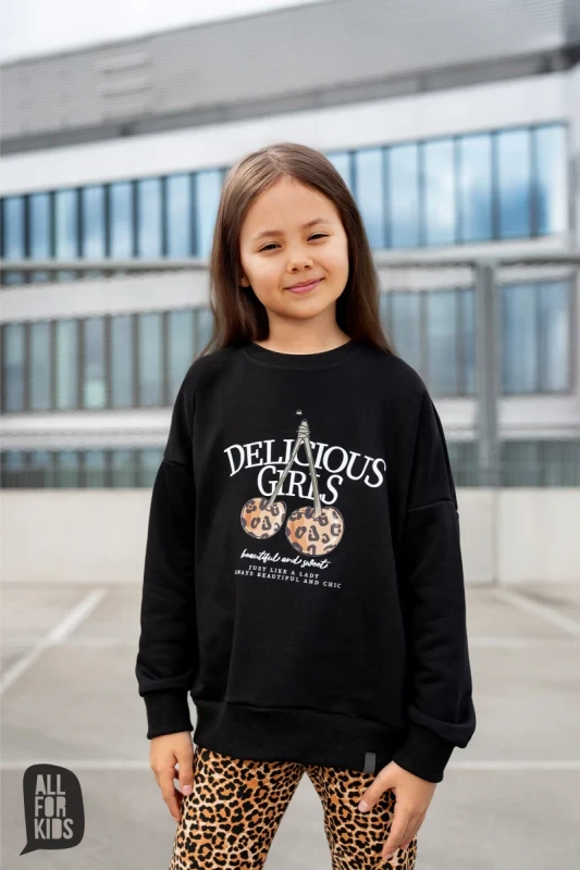 All For Kids DELICIOUS GIRLS bluza na co dzień dla dziewczynki