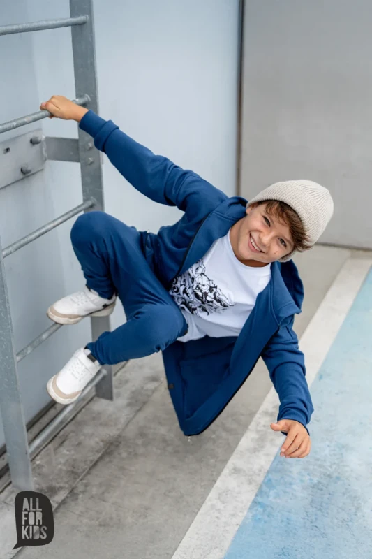 Niebieskie spodnie unisex All For Kids