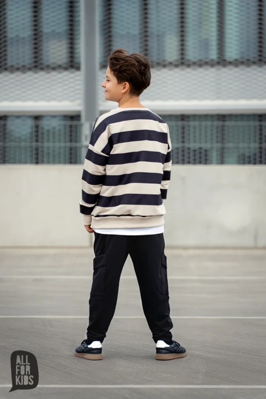 Czarne spodnie dziecięce unisex All For Kids