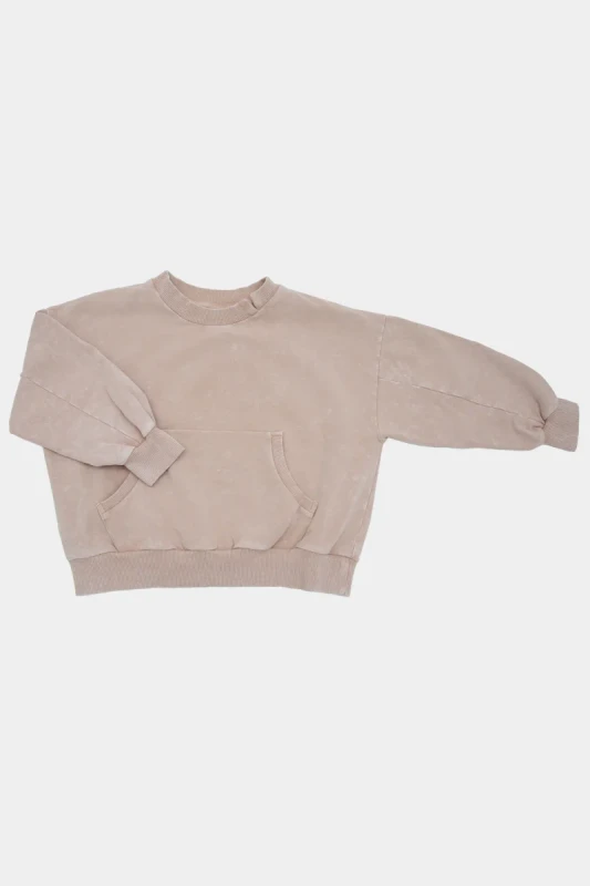 Bluza 106 VINTAGE POWDER SWEATSHIRT booso – dziecięca bluza premium w pastelowym odcieniu powder