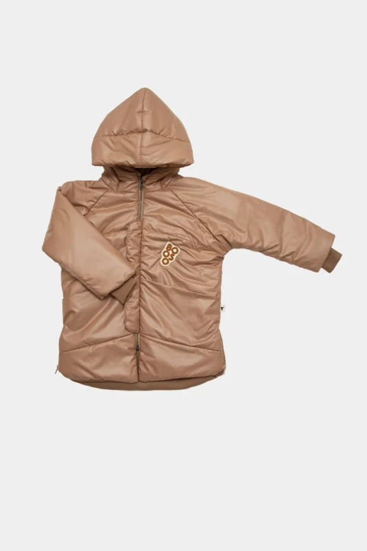 Kurtka 503 CAMEL CLASSIC COAT booso – dziecięca kurtka ocieplana 3M™ THINSULATE™ w eleganckim odcieniu camel