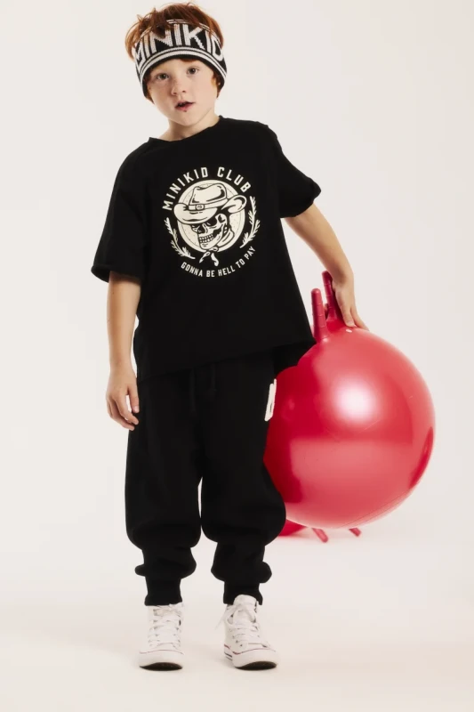 BLACK SKULL T-SHIRT Minikid – modna koszulka dla dzieci