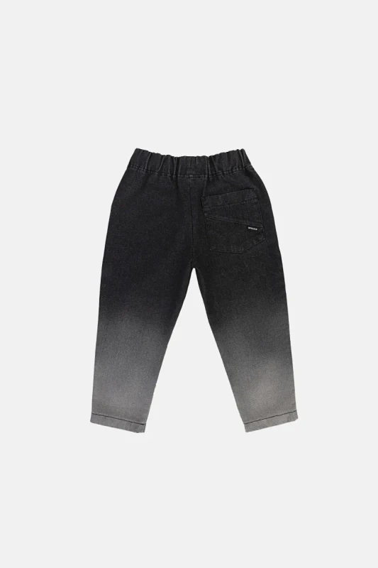 Spodnie dziecięce Minikid BLACK GRADIENT COMFORT FIT PANTS – miękki jeans