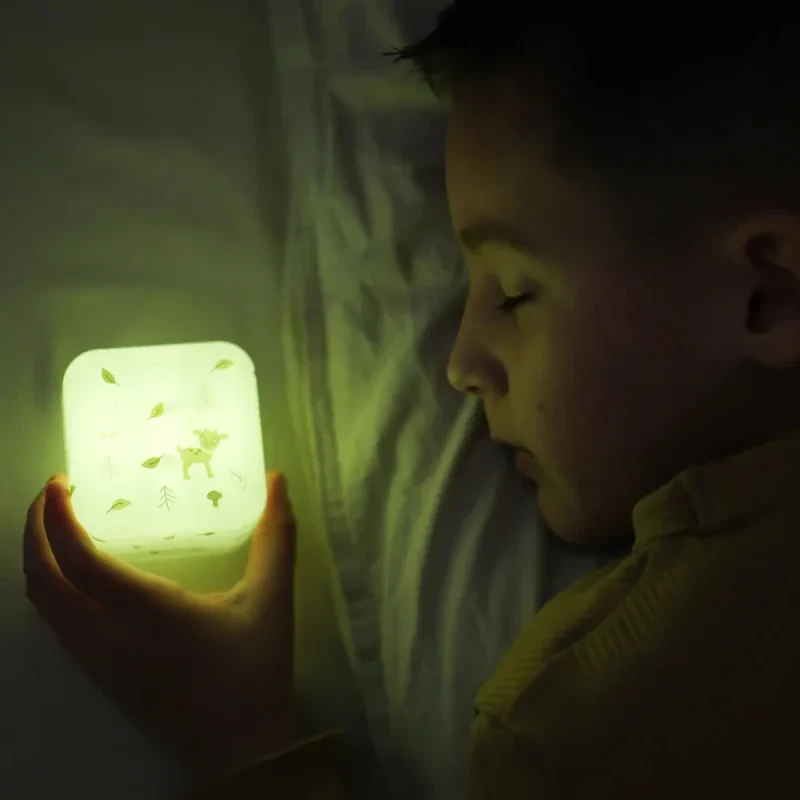 Przenośna lampka nocna Cube B™ świecąca kostka Las 0 m+ Cloud b®