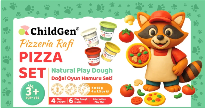 Paw Pals Pizzeria Rafi ChildGen – zestaw kreatywny z ciastoliną