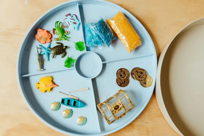 Sensoryczny wkład do tacki Play Tray – Podwodny Świat