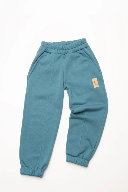 Spodnie ocieplane TUSS WINTER LOOSE blue – niebieskie spodnie dla dzieci
