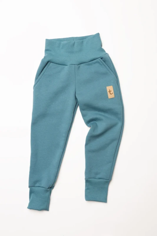 Spodnie ocieplane TUSS WINTER CLASSIC blue – niebieskie spodnie dla dzieci