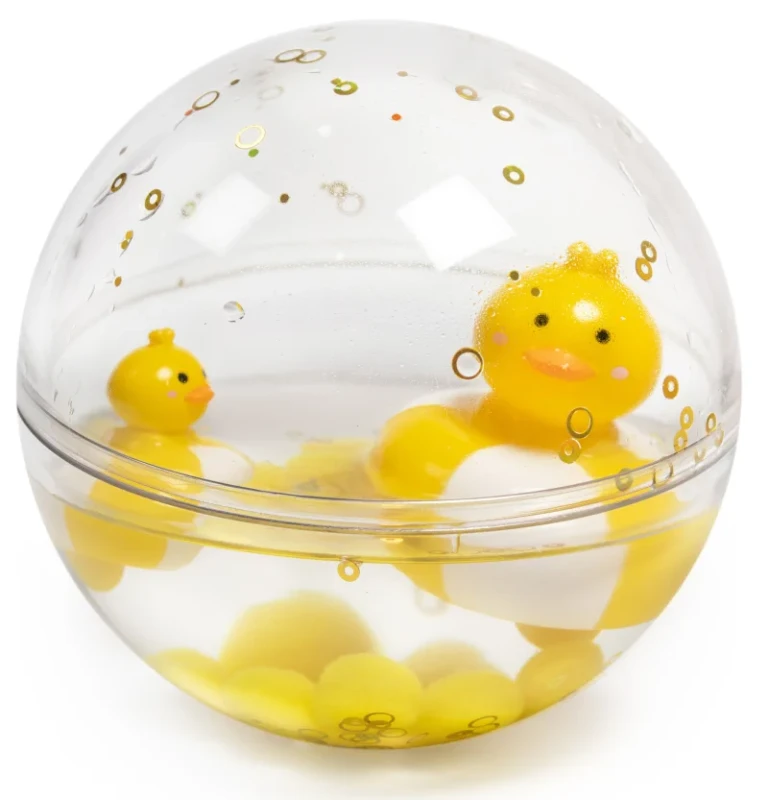 Petit Boum Happy Bubbles Kaczuszka – kula sensoryczna dla dzieci 12+ miesięcy