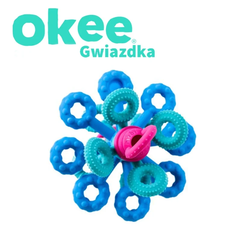 Gwiazdka Okee zabawka sensoryczna dla niemowląt 0 m+