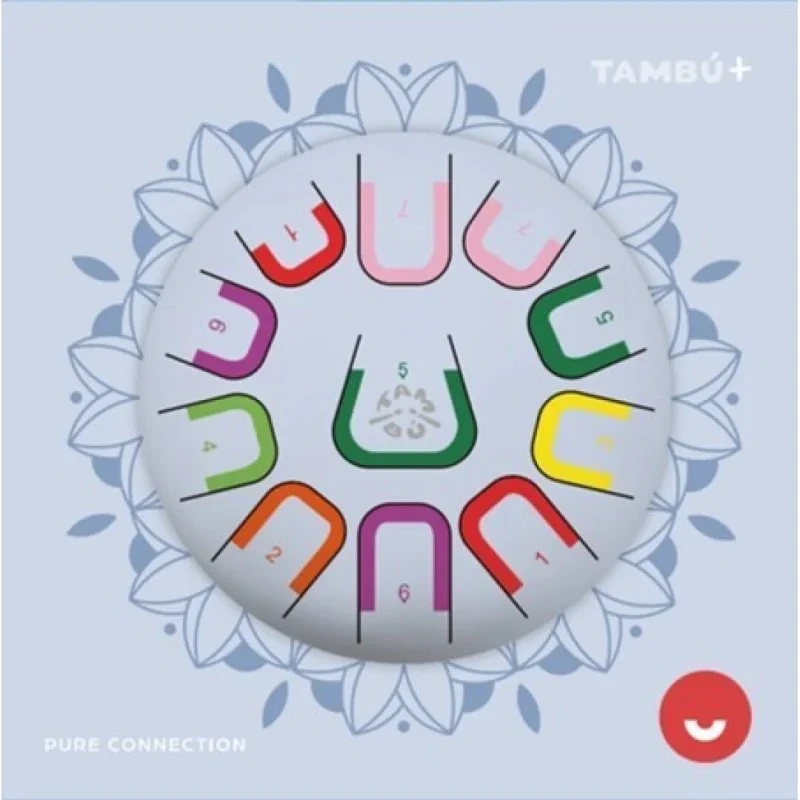 Tambú+ 10 cali bębenek językowy Niebieski Pure Connection Juegaconmigo