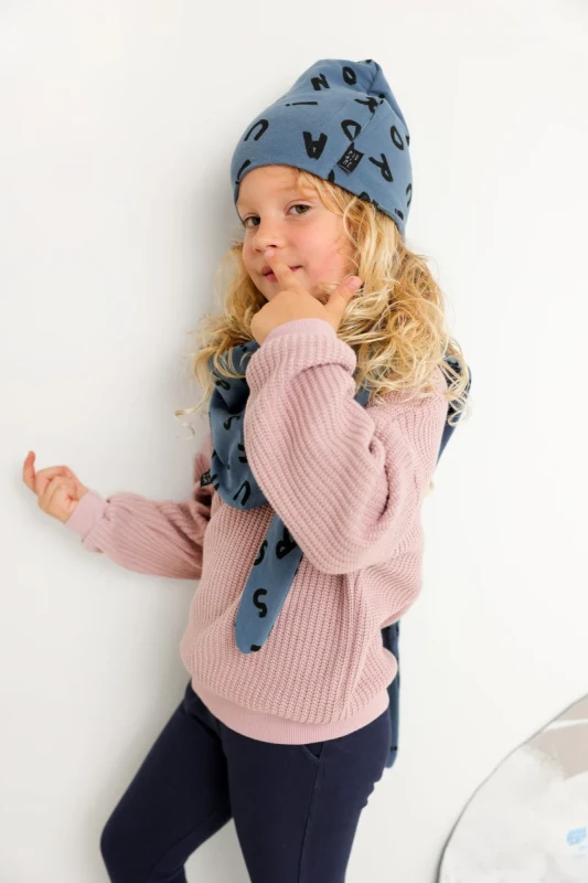 Premium sweter Piu di ME SWEATER ROSE dla dziewczynki