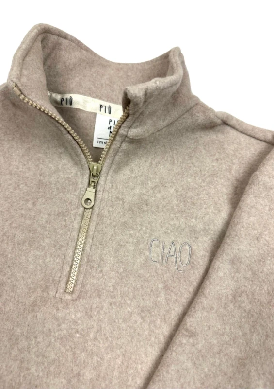 Wysokiej jakości bluza dla dzieci Piu di ME luźny fason unisex