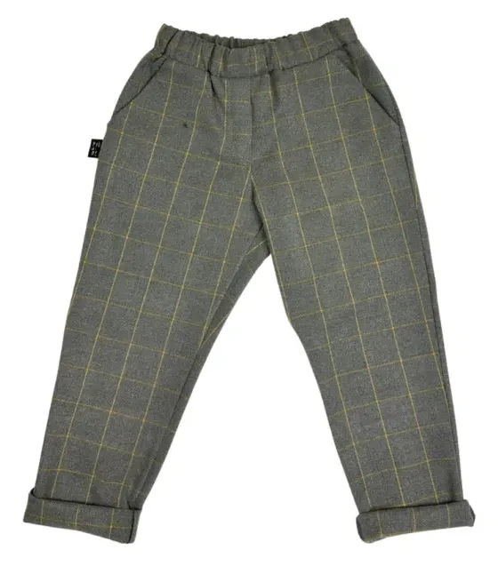 Spodnie dziewczęce Piu di ME GRAY CHEQUERED