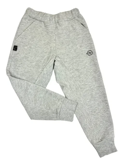 Spodnie dresowe unisex Piu di ME GRAY MELANGE
