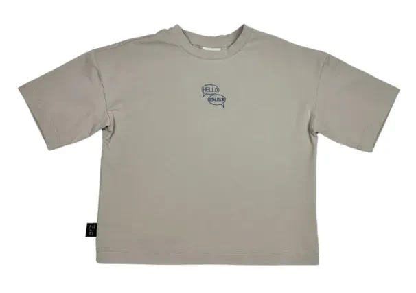 T-shirt unisex Piu di ME BEIGE - HELLO, BONJOUR