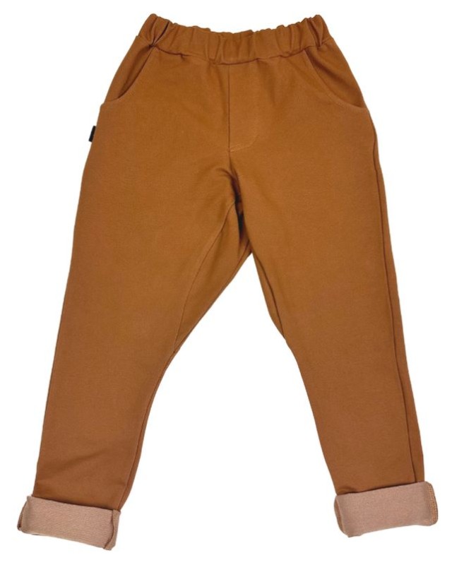 Spodnie unisex Piu di ME CAMEL