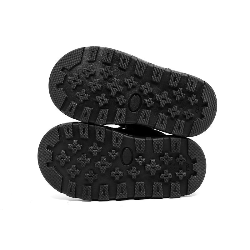 Wodoodporne buty zimowe dla dzieci IWO Black z rzepami