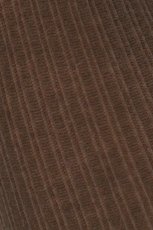 Rajstopy niemowlęce w prążek NOQ by Knittex – szeroki klin na pieluszkę, kolor Chocolate