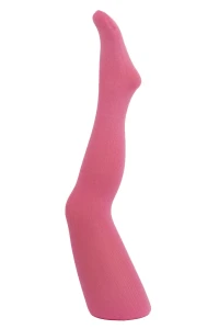 Rajstopki PUCHATKI / AGATKA w prążek PINK